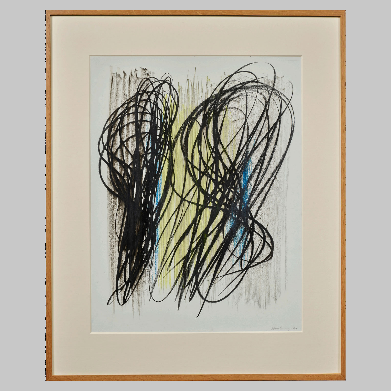 HANS HARTUNG 1904-1989 P 1960-277, 1960 Pastel sur papier