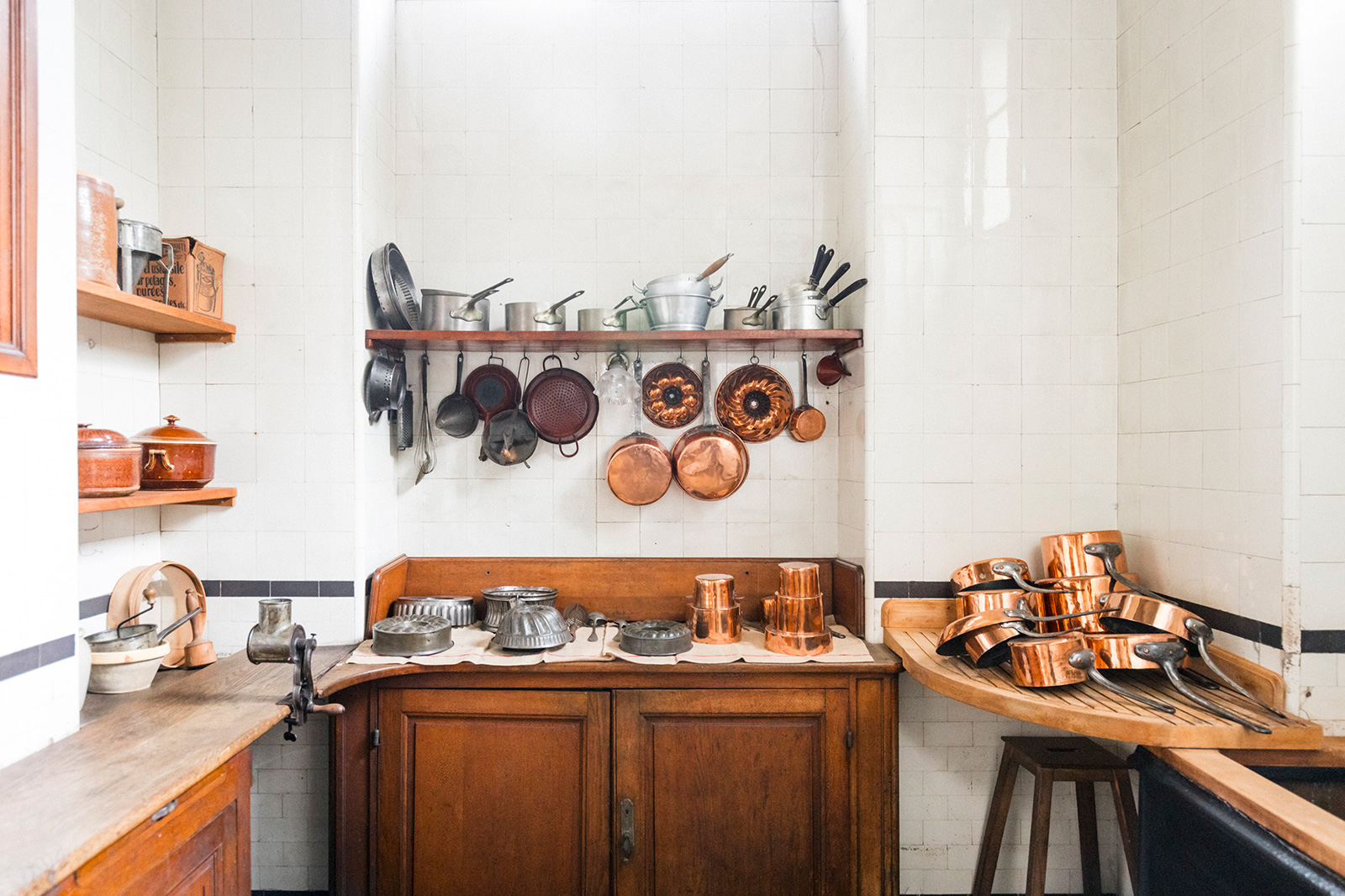 Galerie Kraemer : Rénovation des cuisines et des salles de bains du musée Musée Nissim de Camondo à Paris.