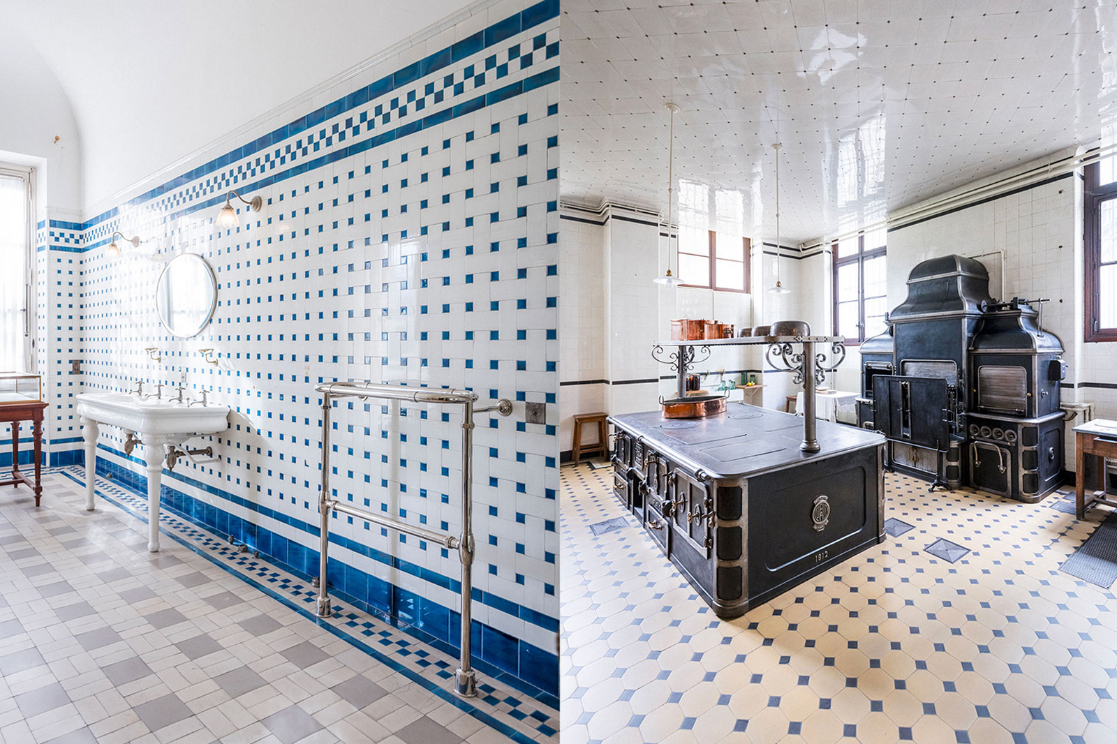 La Galerie Kraemer, mécène de la restauration des cuisines et salles de bain du Musée Nissim de Camondo à Paris.